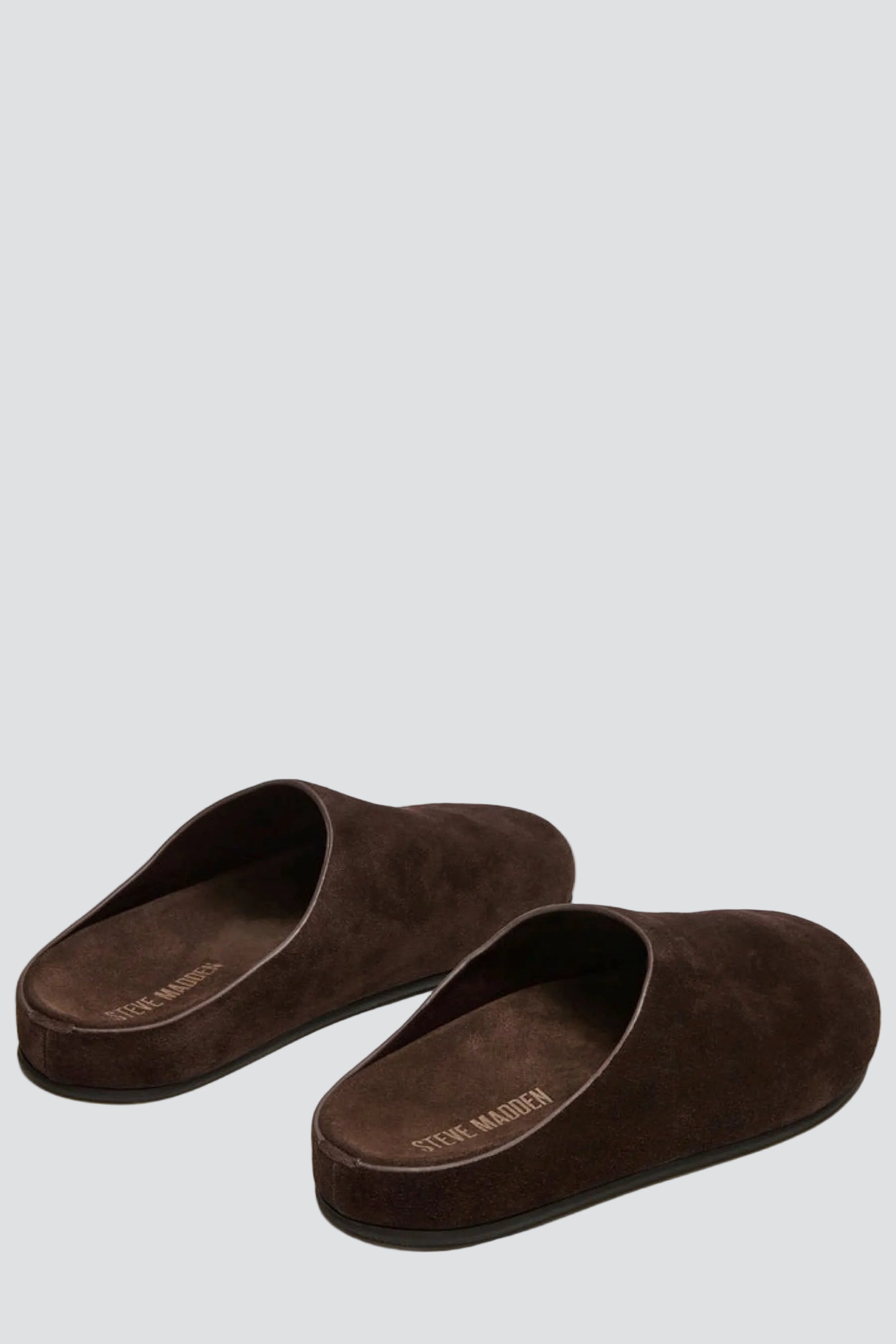 Brown Suede Fern Mule