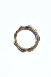 Brass Solar Flare Ring