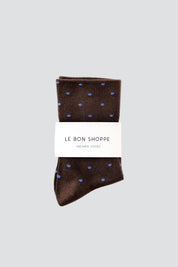 Cocao Polka Dot Sneaker Socks