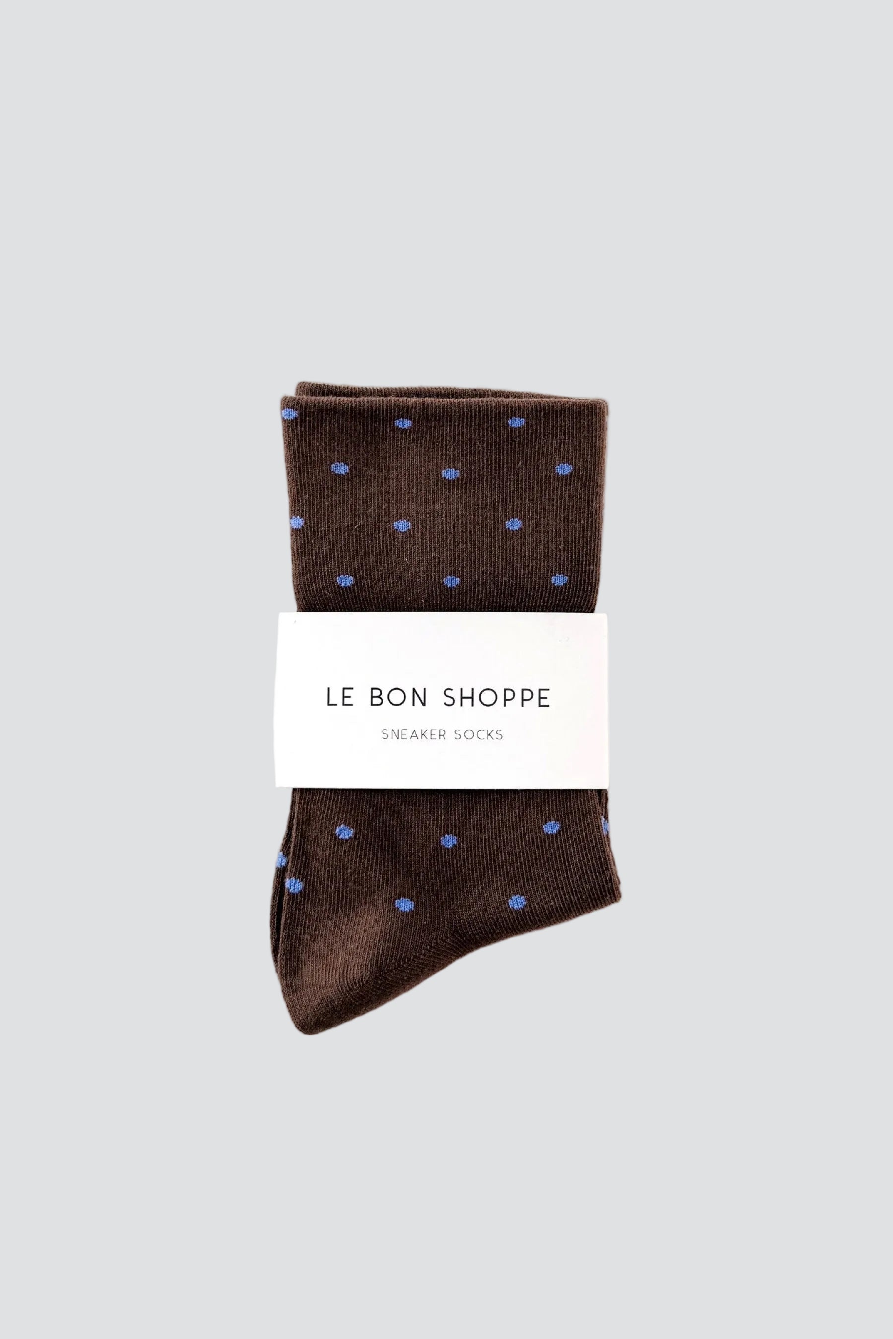 Cocao Polka Dot Sneaker Socks