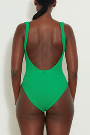Emerald Square Neck One Piece