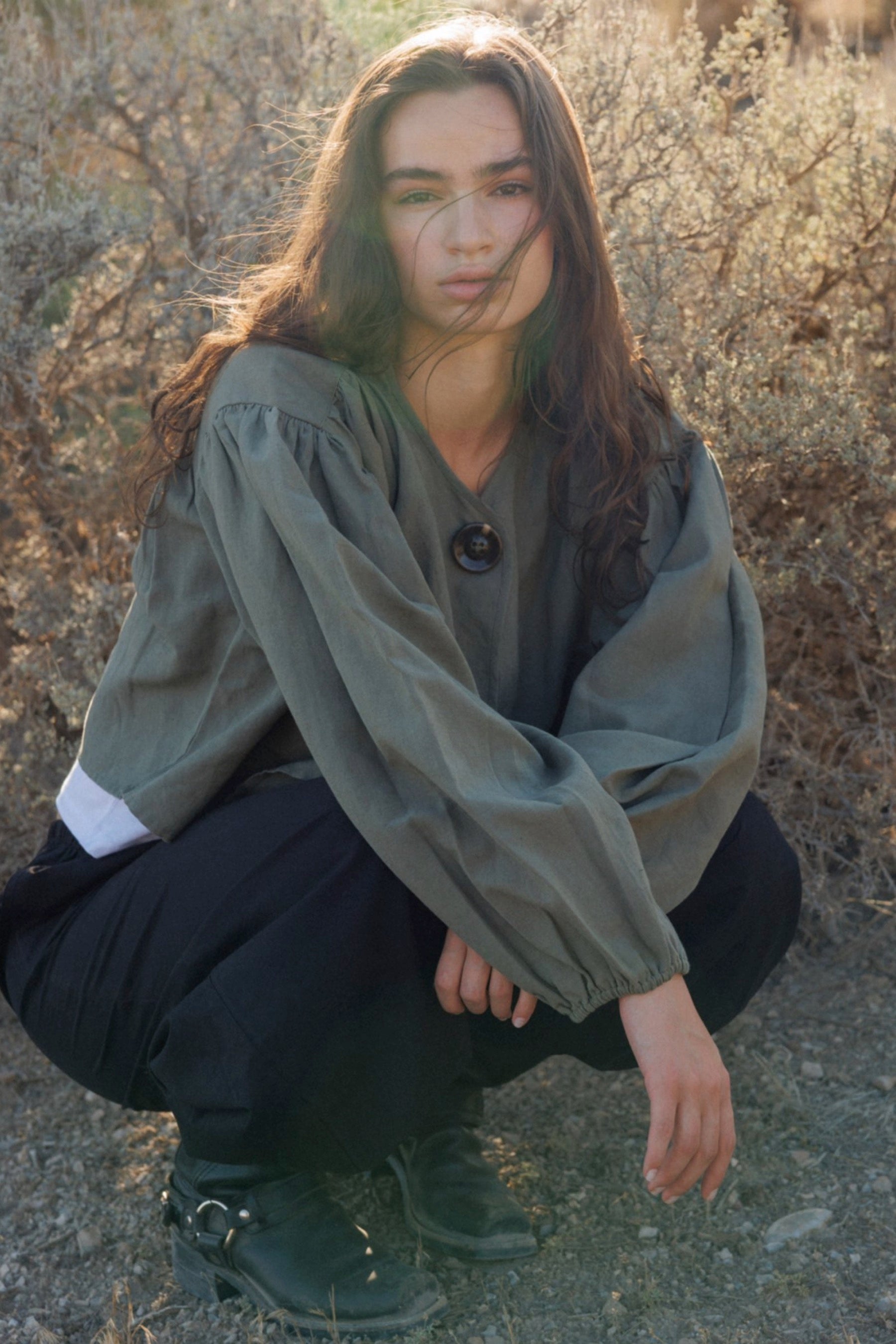 Olive Green Sylvie Jacket
