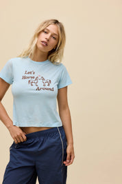 Let's Horse Around Burnout Vintage Tee