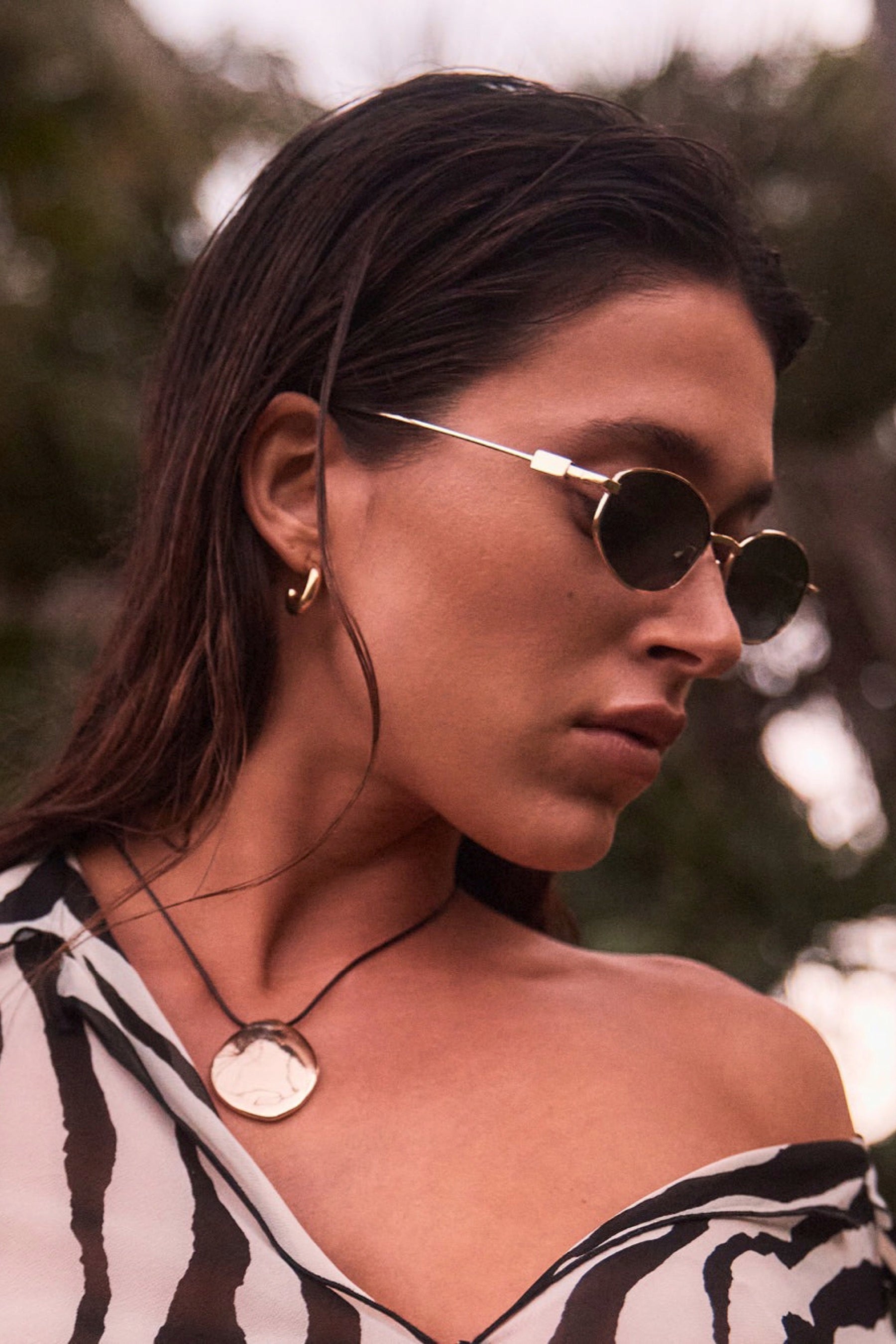 Gold Mila Sunglasses