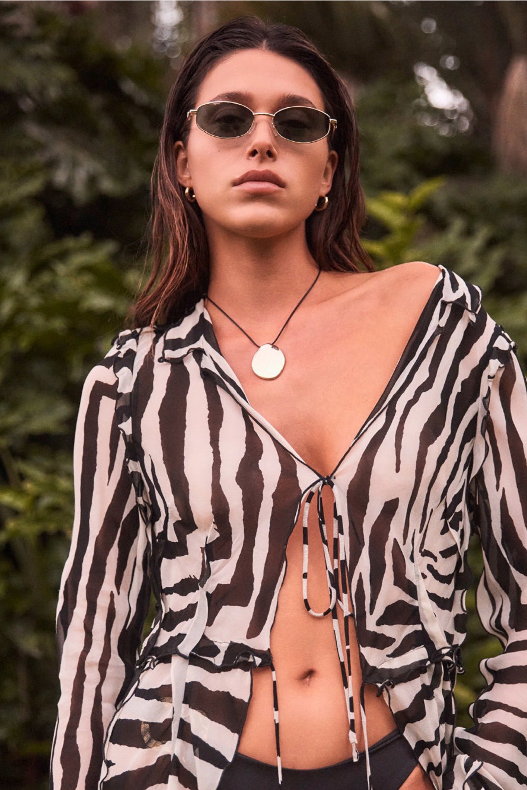 Gold Mila Sunglasses