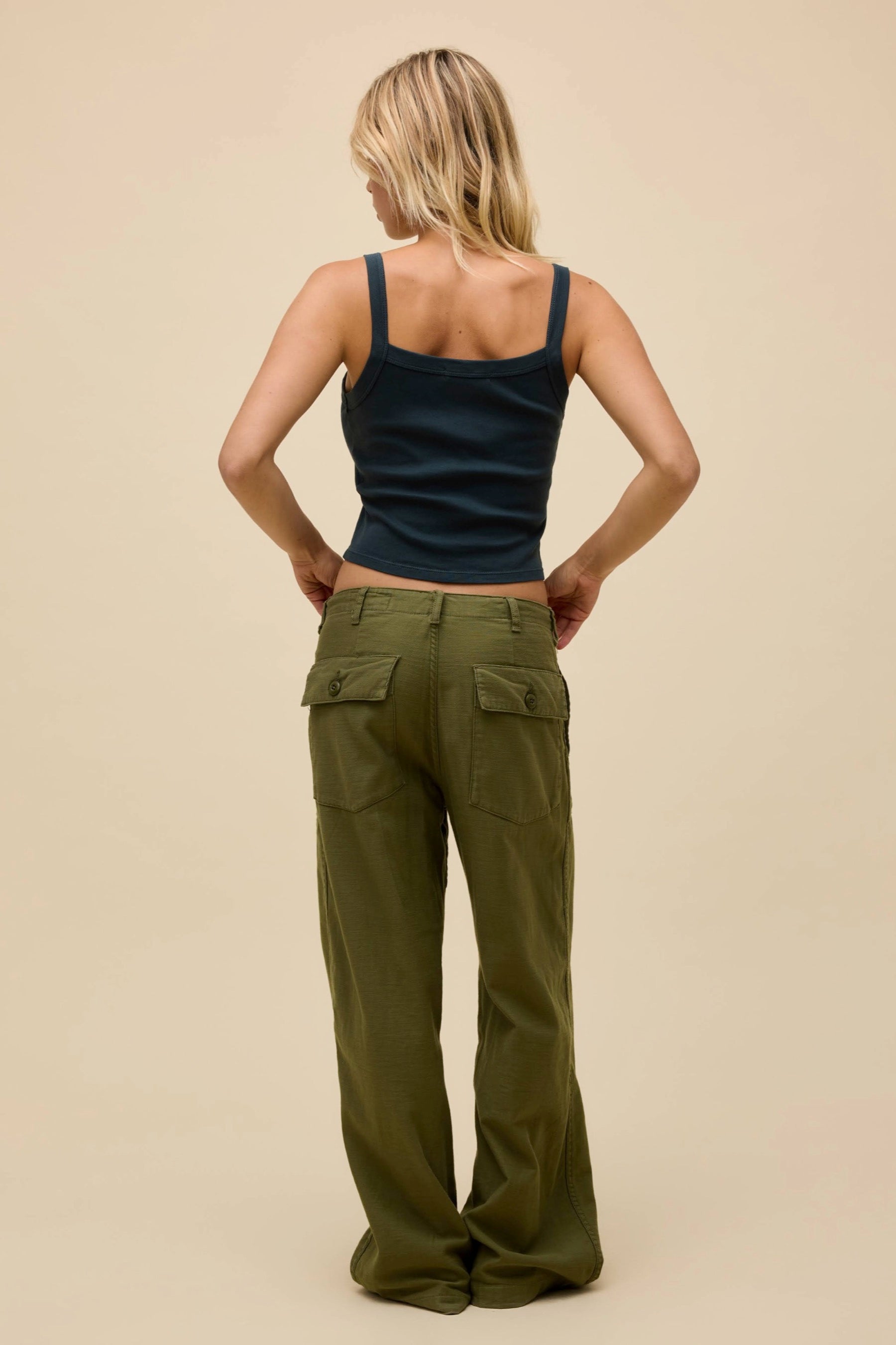 Vintage Black Solid 90s Tank