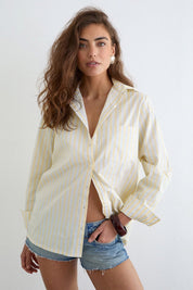 Candy Stripe Yellow Turner Shirt