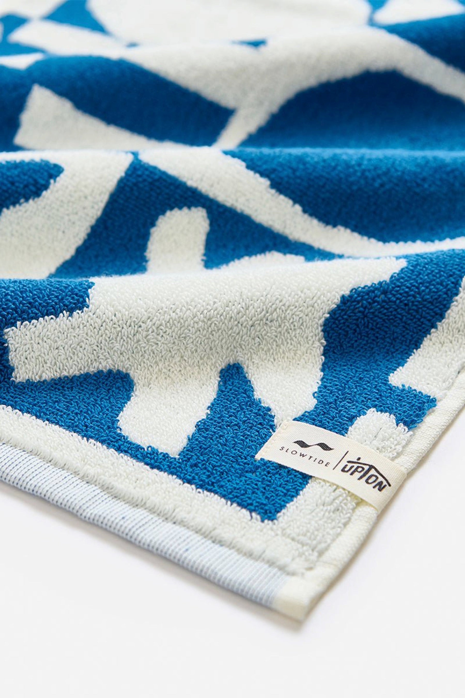 Navy Upton Hand Towel