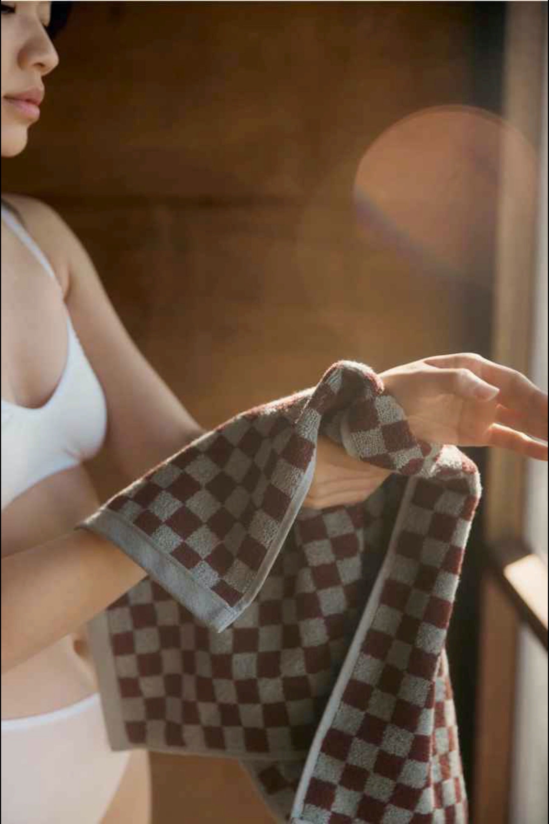 Cement & Rhus Josephine Hand Towel