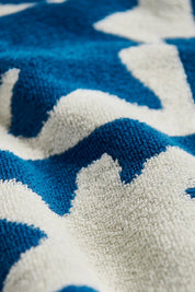 Navy Upton Hand Towel