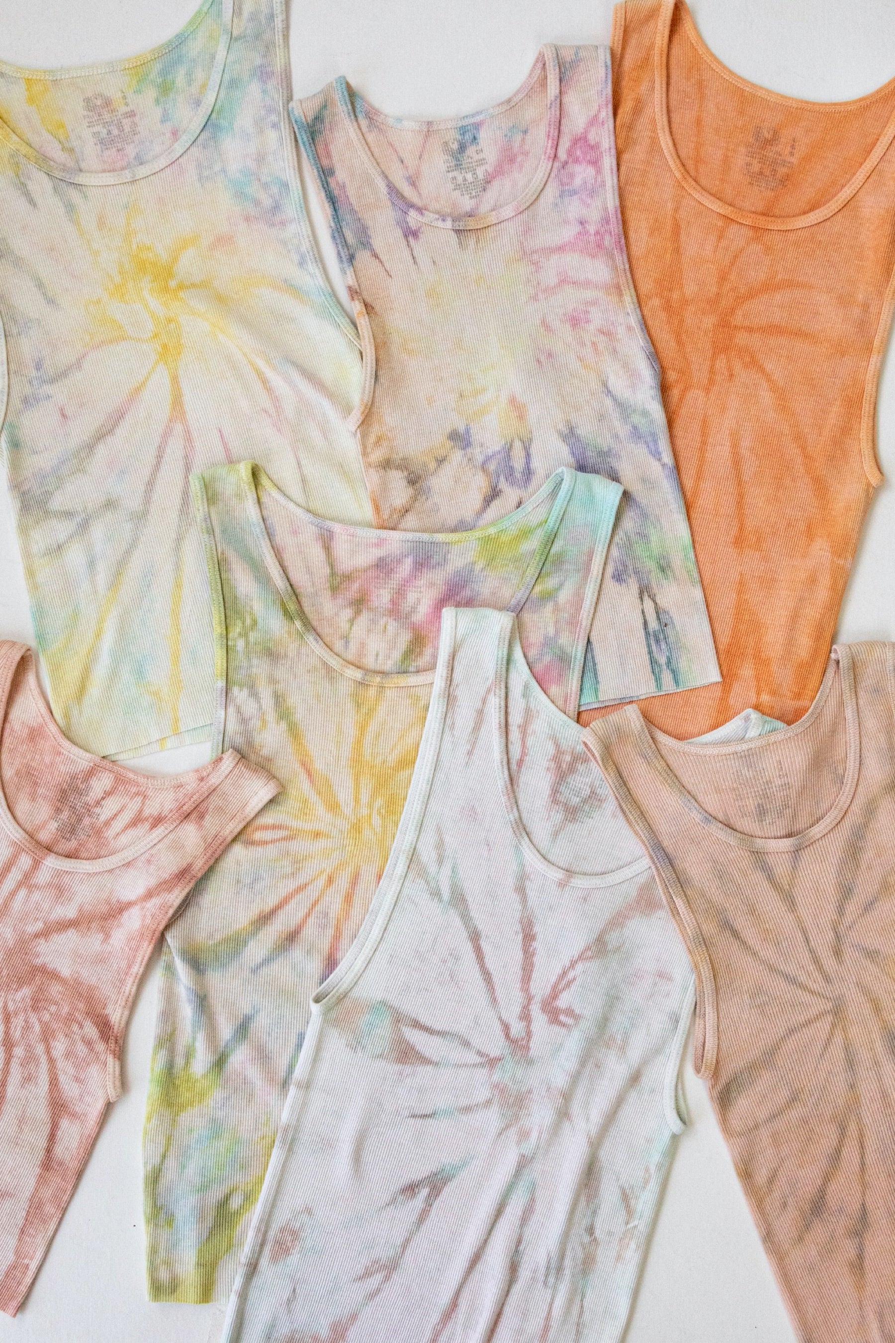 Rainbow Tie Dye Tank 001