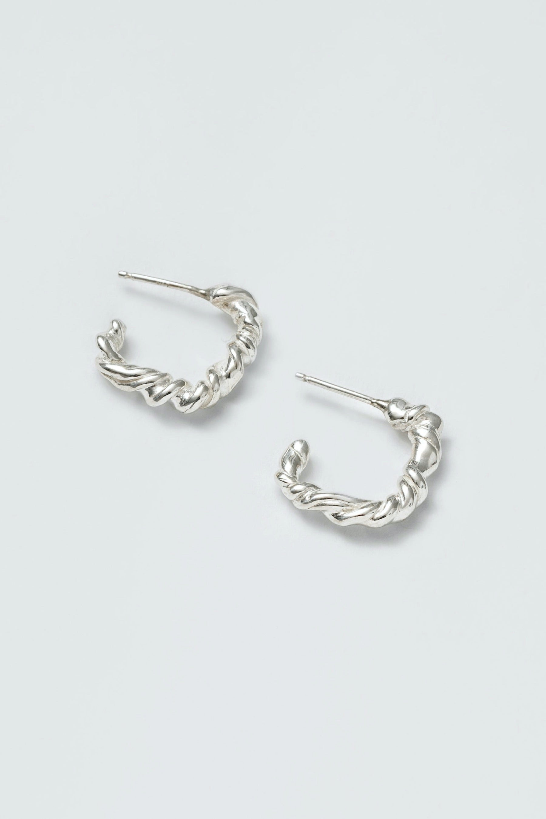 Silver Camille Hoops