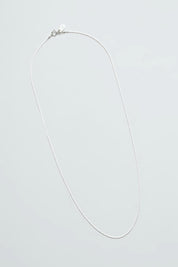 Silver Box Chain Necklace