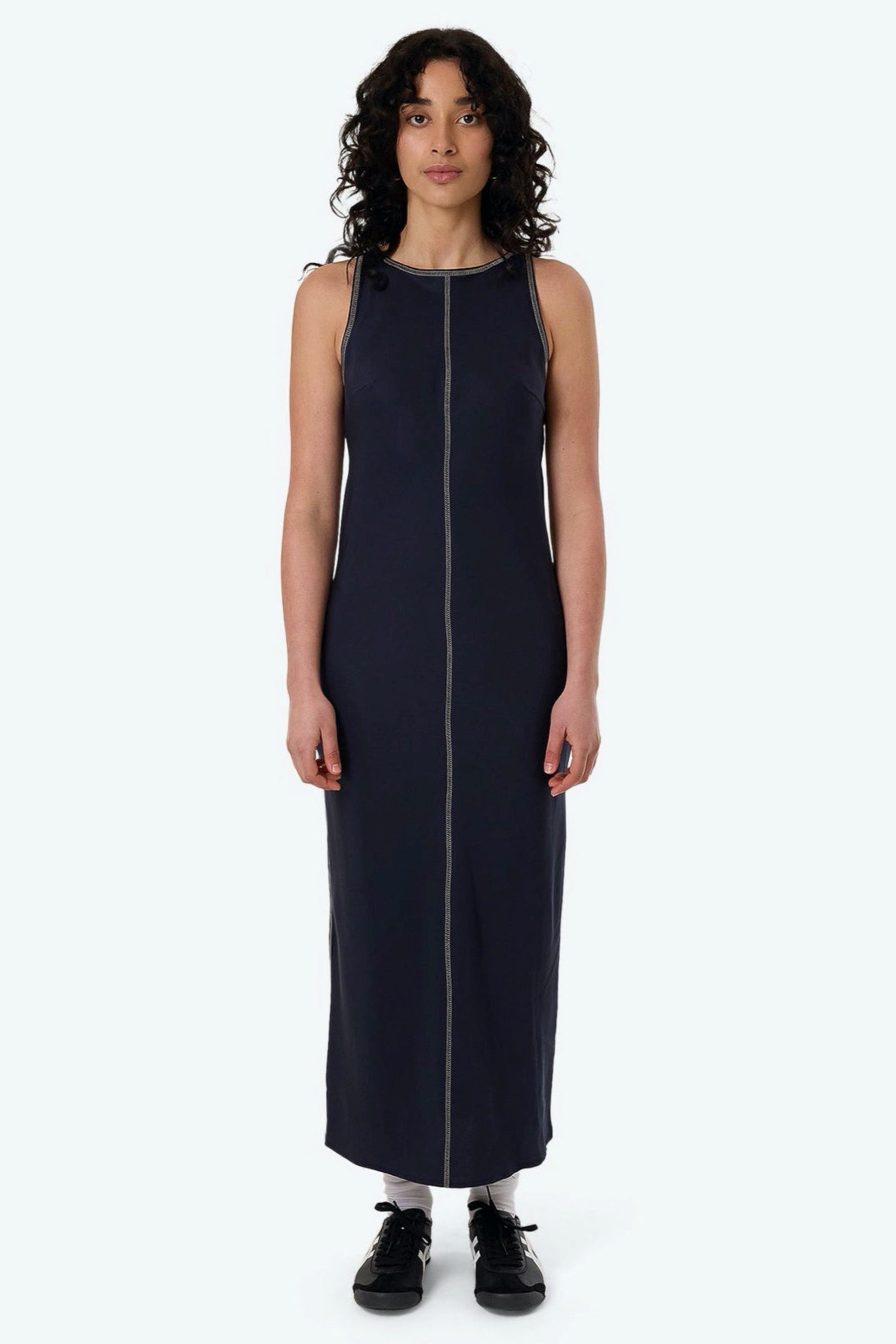 Peacoat Contour Slip Dress