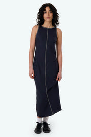 Peacoat Contour Slip Dress