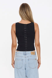 Black Rhyde Eyelet Tank