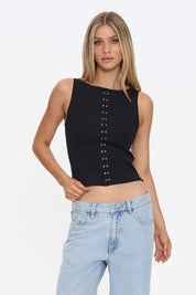 Black Rhyde Eyelet Tank