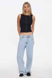 Black Rhyde Eyelet Tank