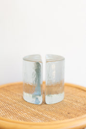 Blenko Handmade Glass Bookends