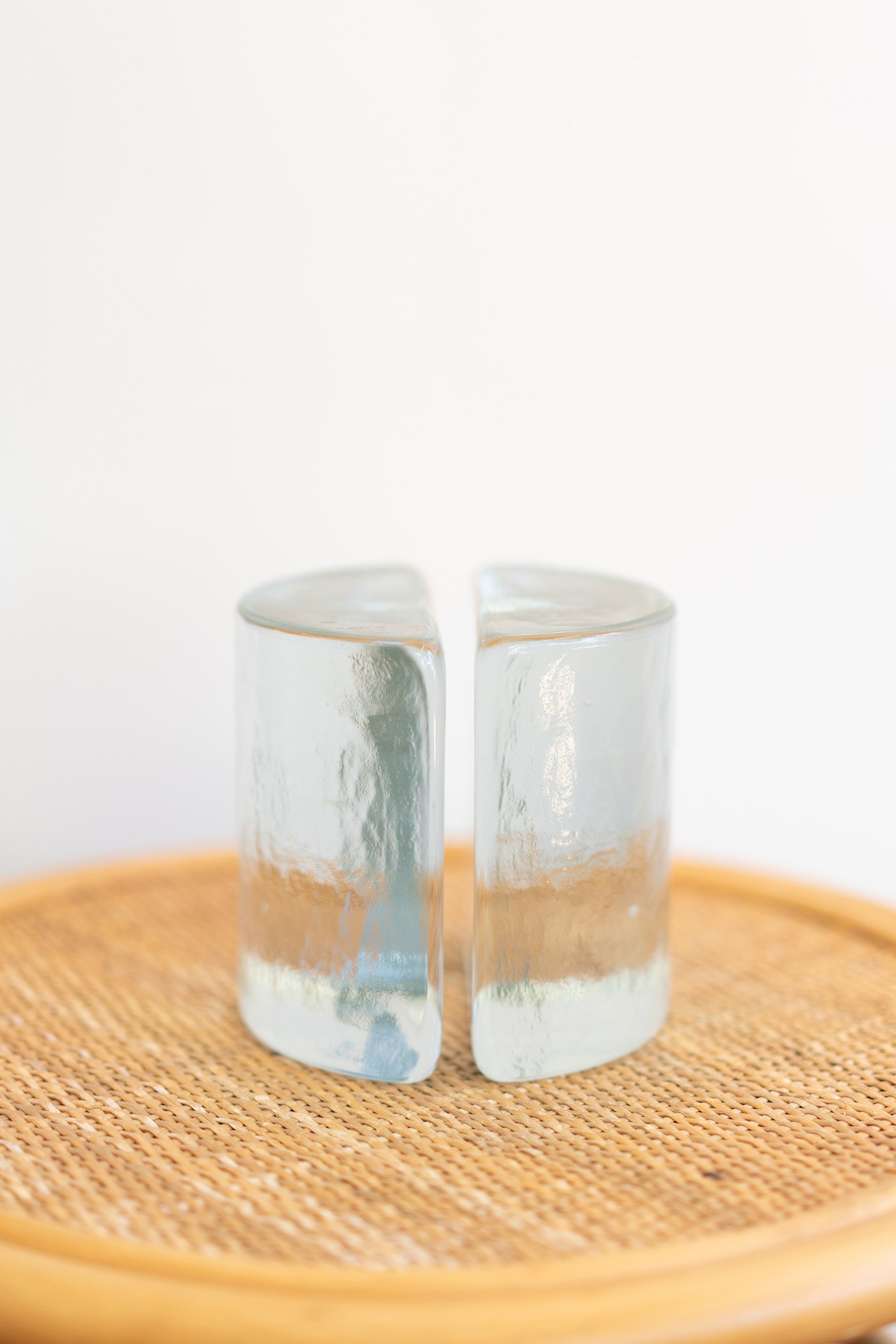 Blenko Handmade Glass Bookends