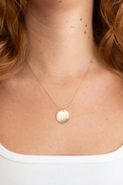 Gold Coin Mama Necklace