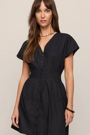Black Sanna Mini Dress