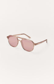 Rose Crystal Tourist Sunglasses