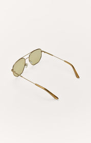 Satin Gold Highway Sunglasses