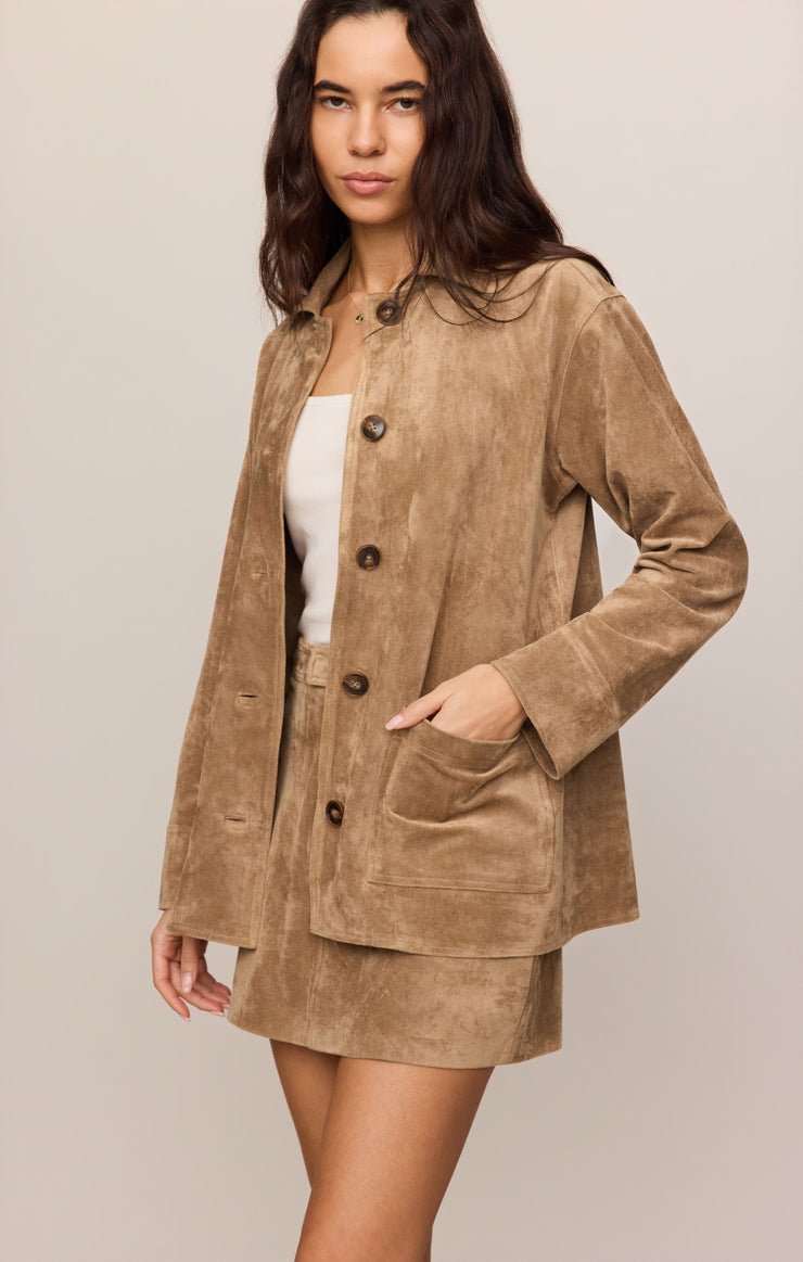 Light Sand Decker Chore Coat