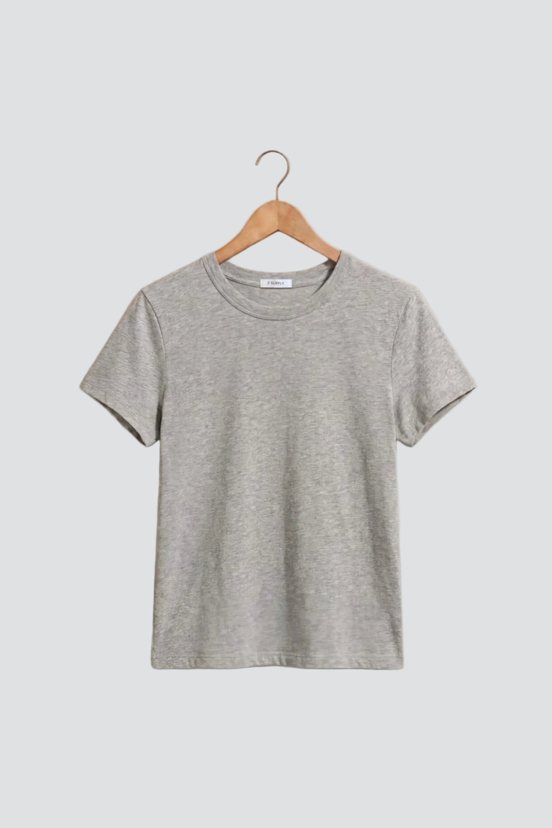 Heather Grey Junie Slub Tee