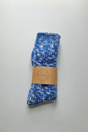 Royal Blue Tokyo Slub Socks