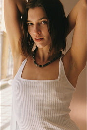 Natrual Pointelle Square Cami