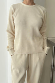 Naturel Waffle Fundamental Tee