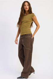 Brown Western Pant