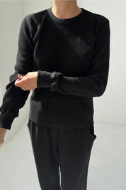 Black Waffle Fundamental Tee