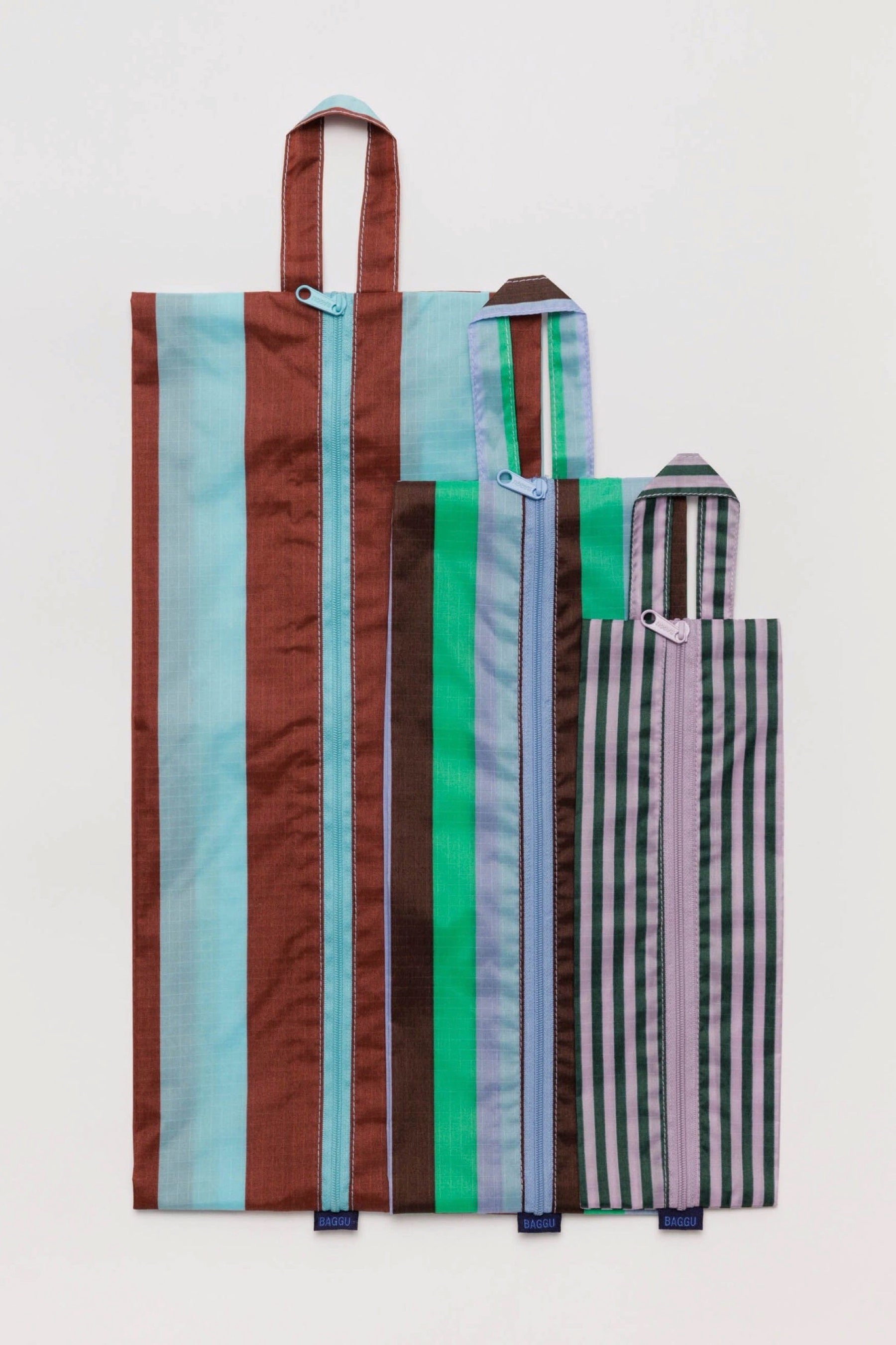 Vacation Stripe Mix 3D Zip Set