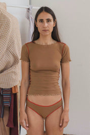 Alamillo Brown Vein Tee