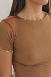 Alamillo Brown Vein Tee