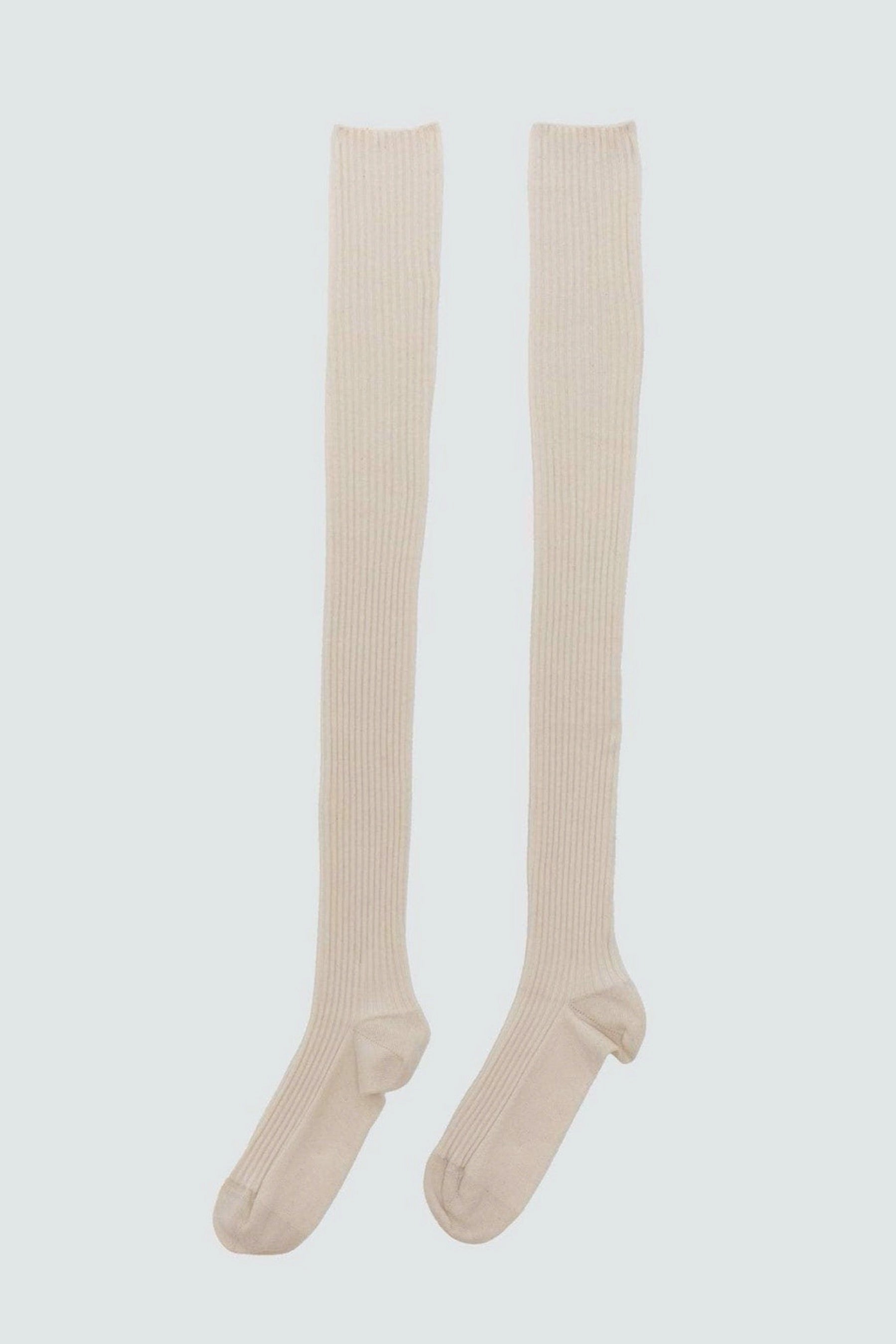 Undyed Overknee Socks