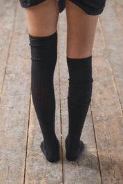 Black Overknee Socks