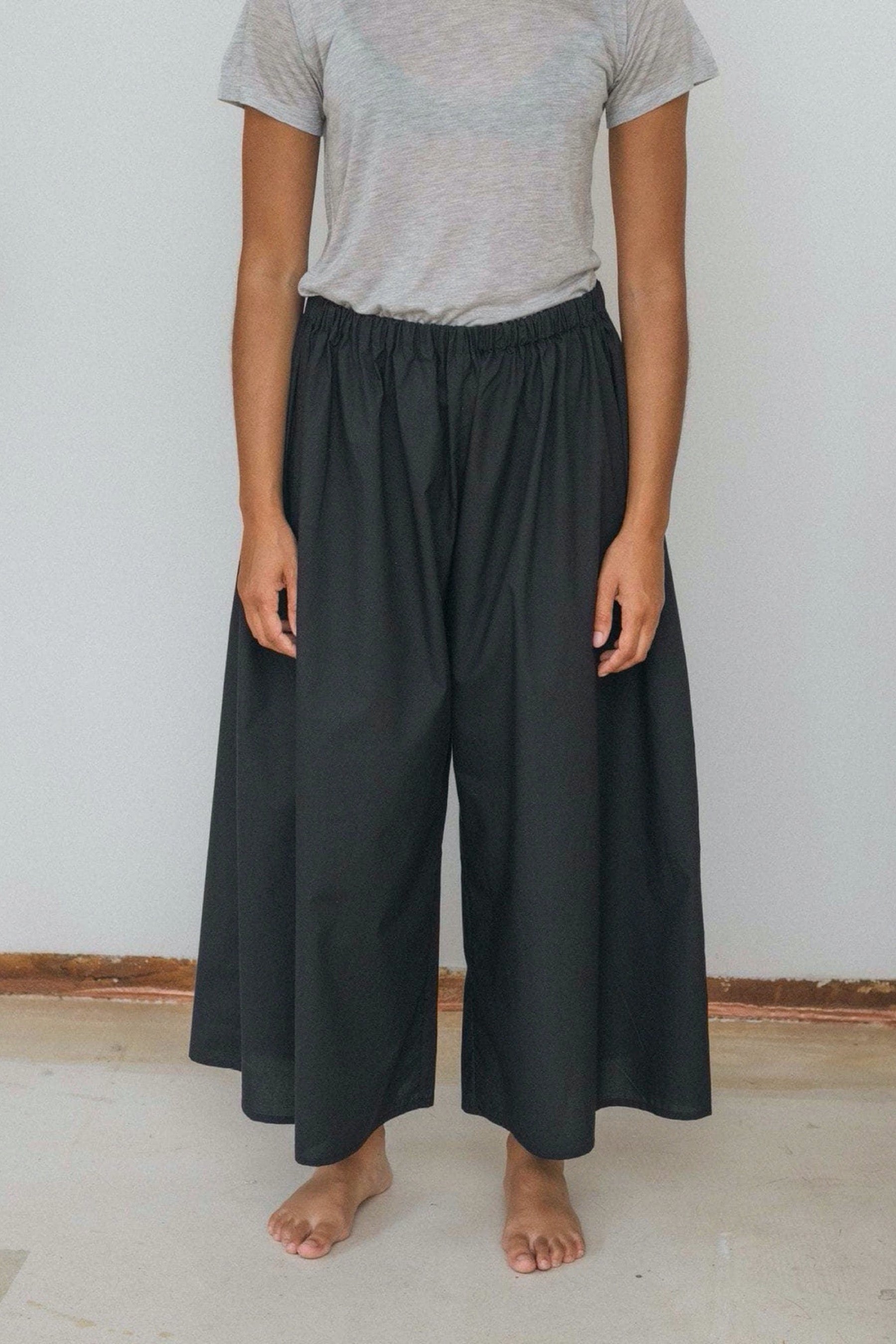 Black Cable Pant