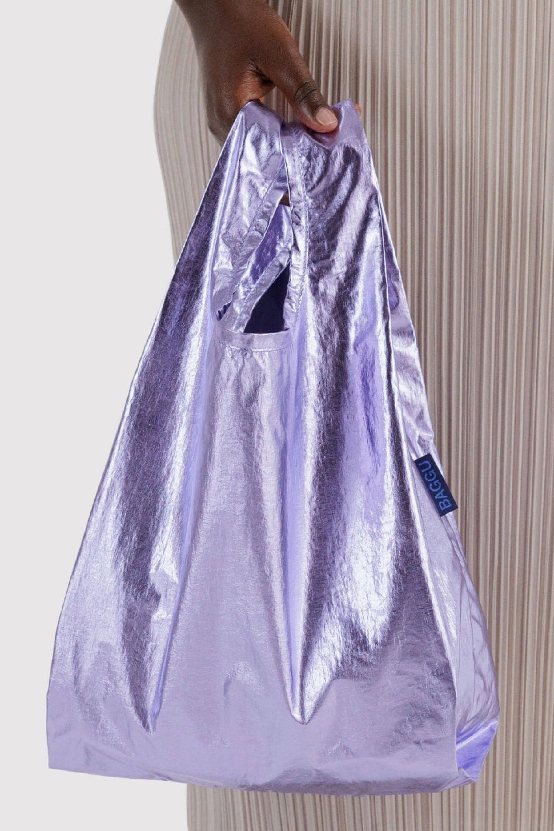 Baby Lavender Metallic Baggu