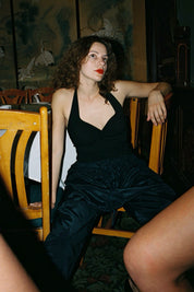 Black Corazon Halter