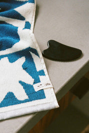 Navy Upton Hand Towel