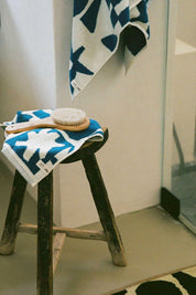 Navy Upton Hand Towel