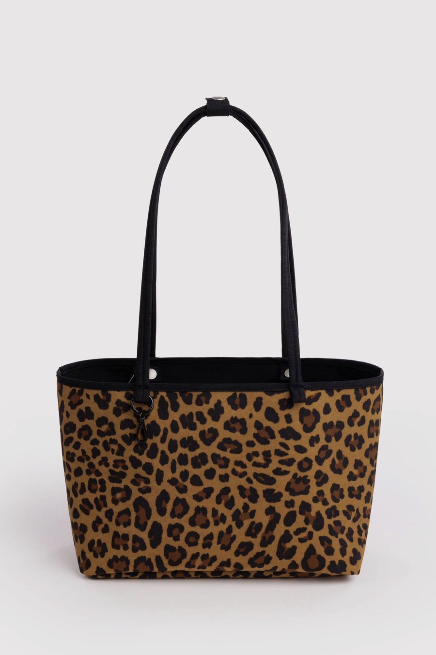 Leopard Medium Nylon Reversible Tote