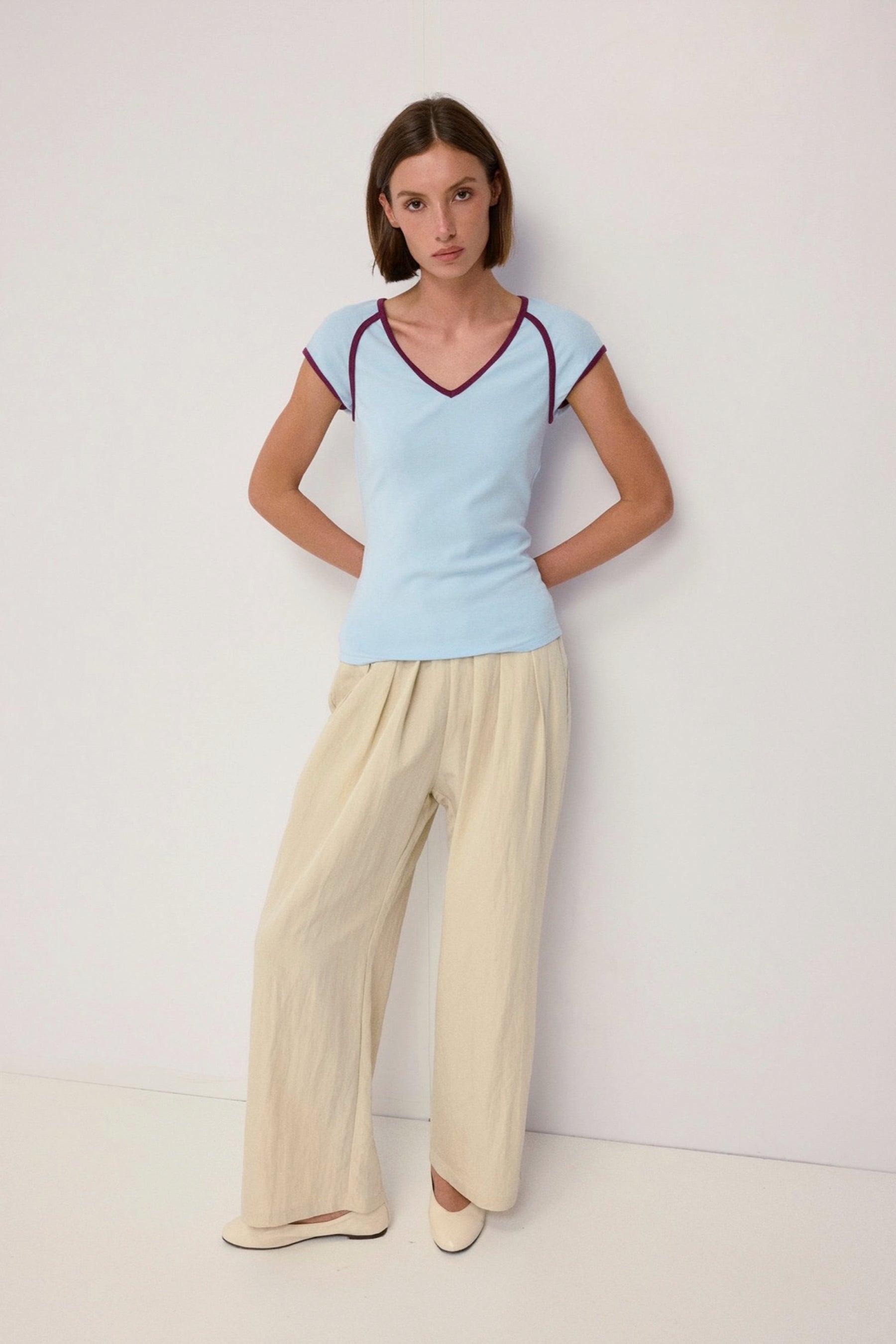 Blue + Berry Patricia Top