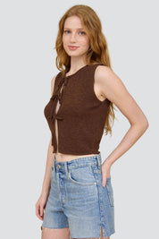 Brown Rachel Tank