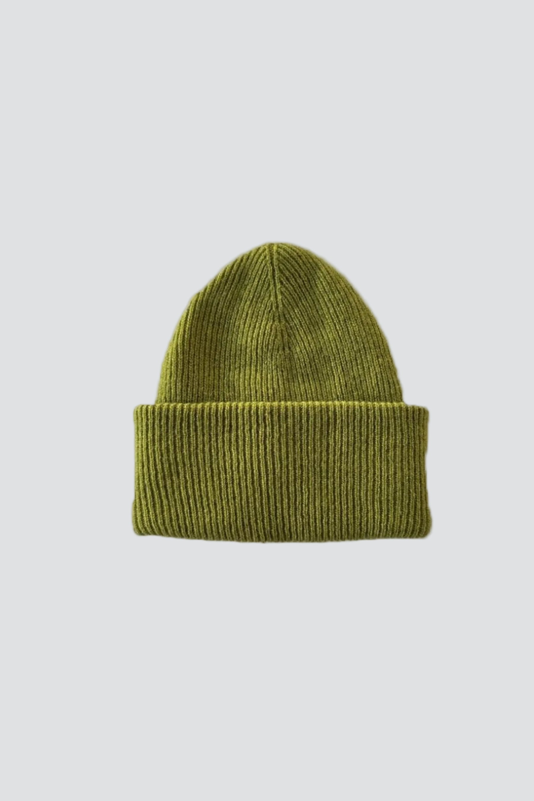 Avocado Green Wool Beanie