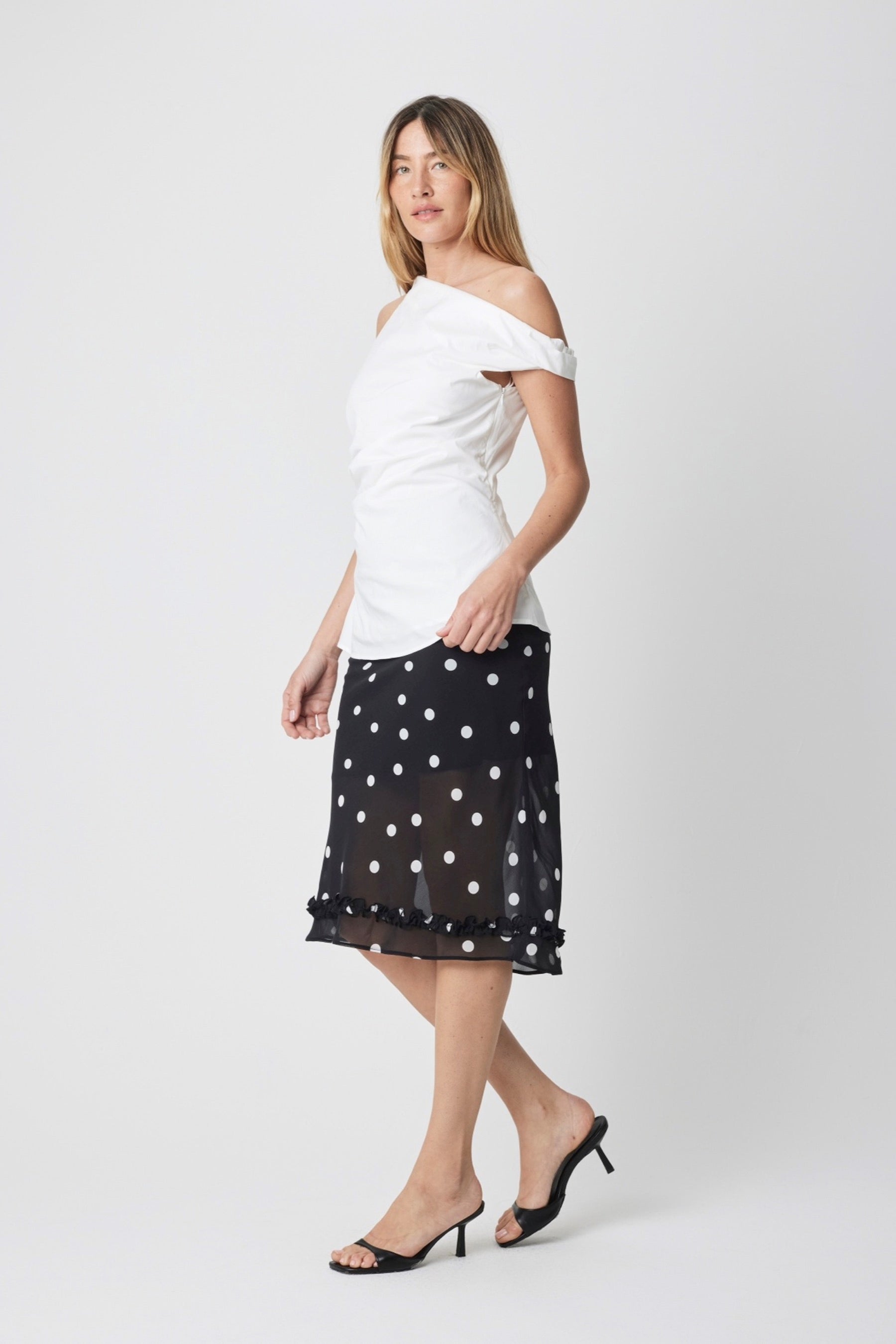 White Carmen Top
